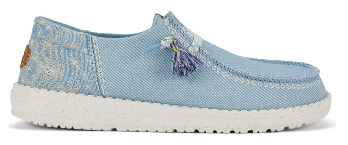 Hey Dude - Wendy Funk Embroiderd Floral - Blue - 44237-425