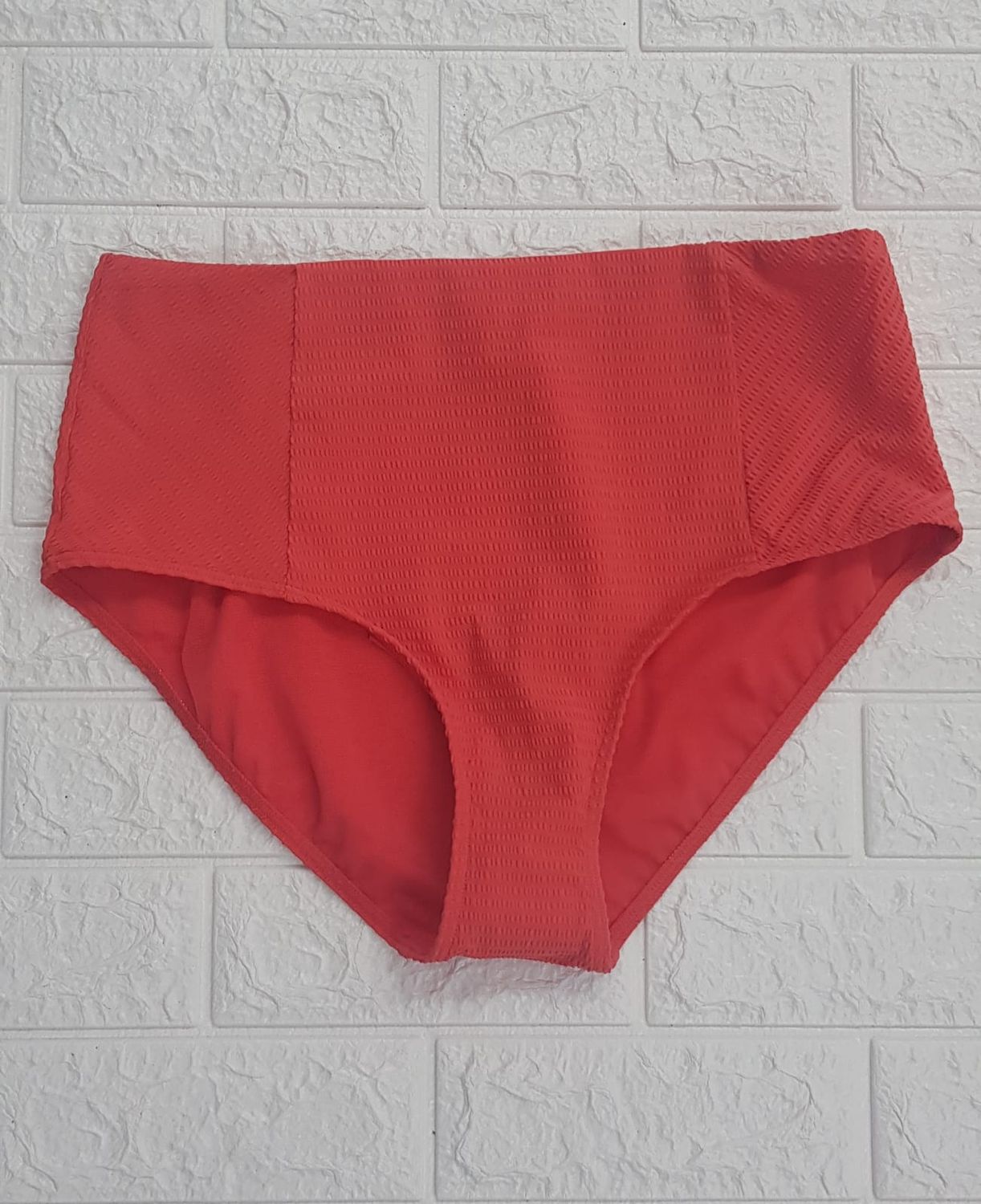 Sea Level - Regular Mid Bikini Bottom / Red / Orange