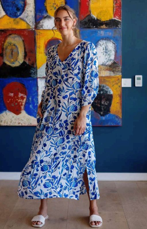Iconic -  Gloria Blue Floral Bouquet, Size.: X-Small