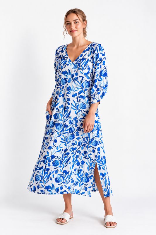 Iconic -  Gloria Blue Floral Bouquet