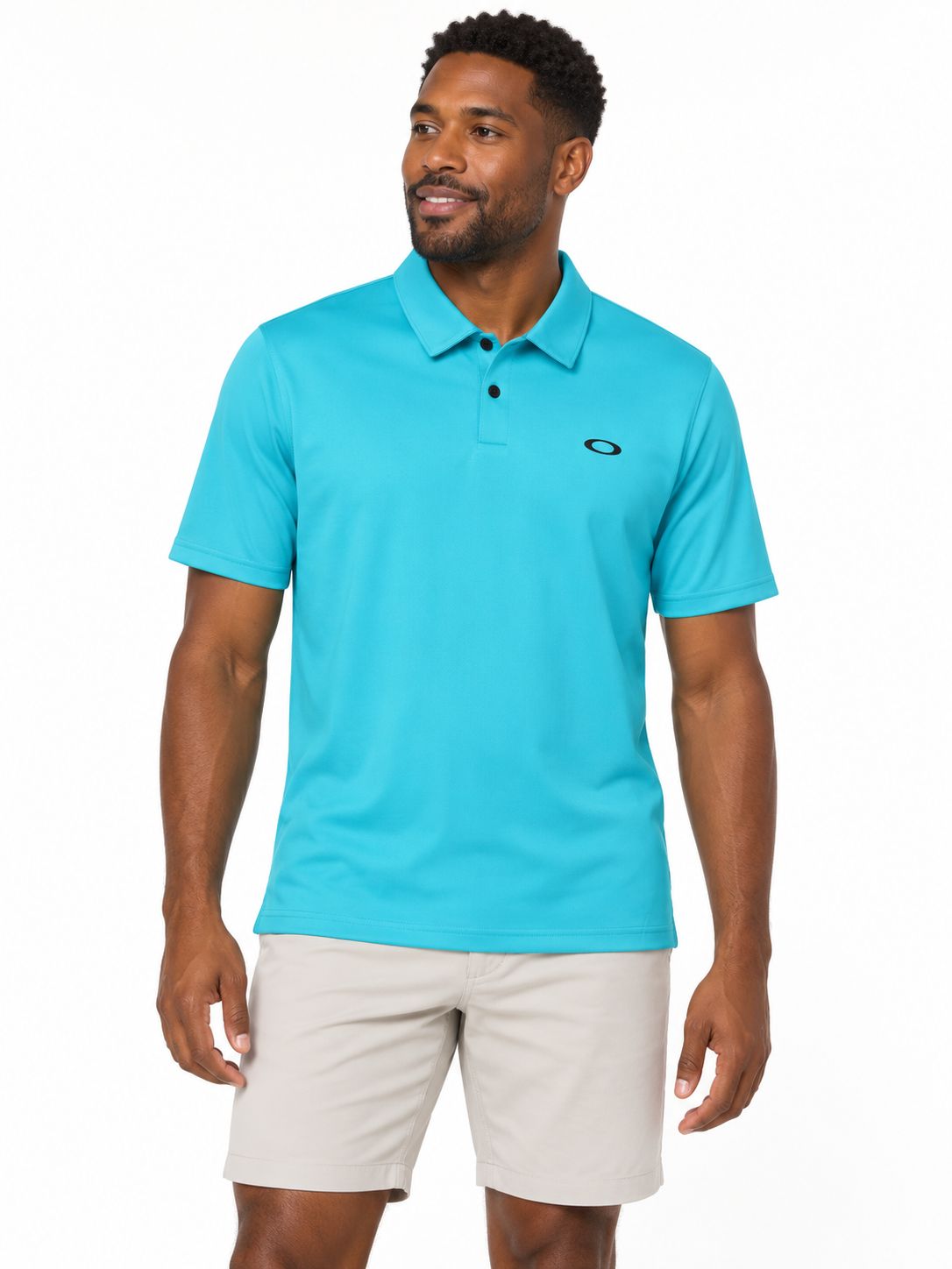 Oakley - Icon Tn Protect Rc Polo - Swimming Pool Blue, Sizes: XS