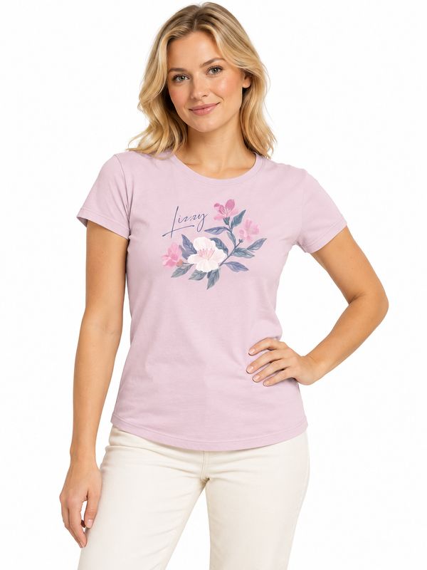 Lizzy - T-Shirt Peonie - Pale Lilac