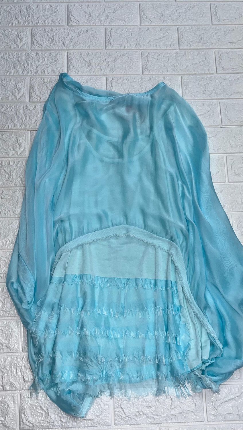 Italy - Silk Layered Frill Cami Top