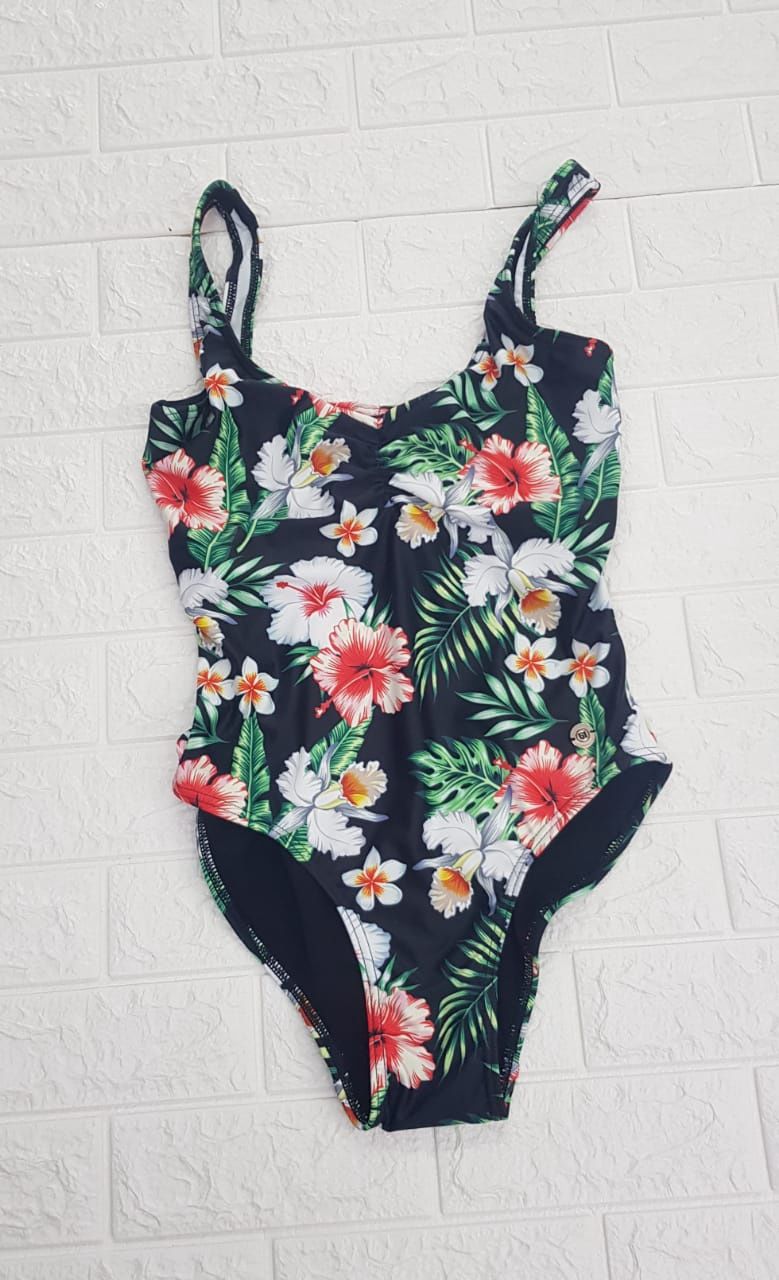 Brite Reef - Black Floral /U/W - L-TS-AP4 - One Piece, Colour: Black Floral, Sizes: Size 30