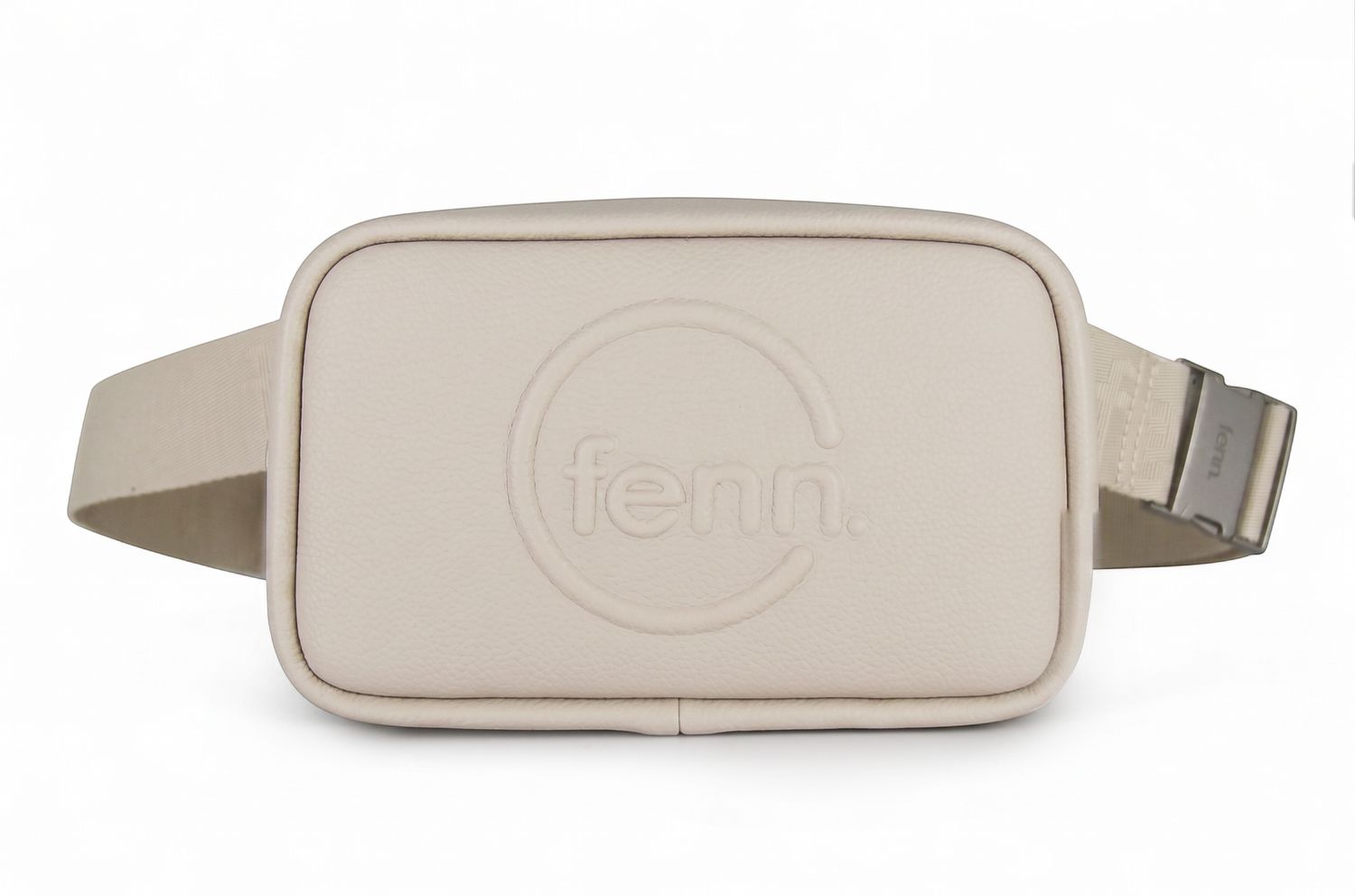 Fenn - Pouch Canvas Strap - Oatmeal - Silver Zip
