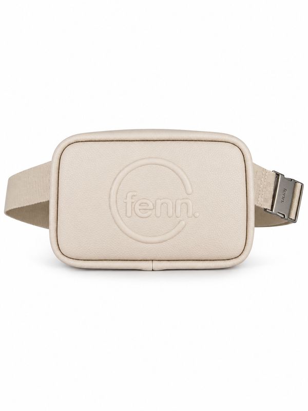 Fenn - Pouch Canvas Strap - Oatmeal - Silver Zip