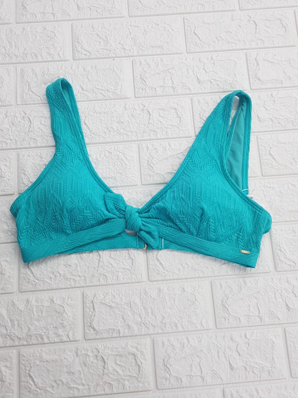 Piha - Gelato - Tie Front Bra - Peacock /P1240GT-23, Colour: Peacock, Size.: UK 8, Style: Tie Front
