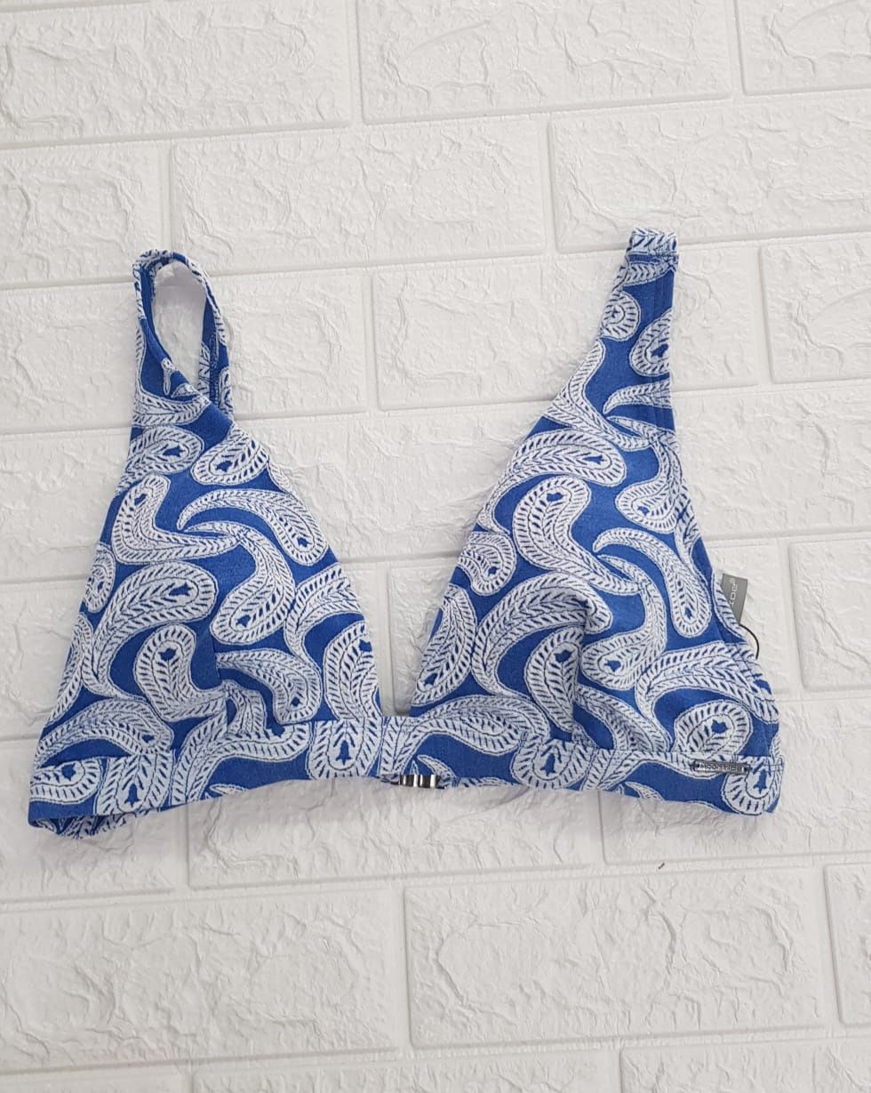 Moontide - Long Line Tri Top -Ocean /M6893UT, Colour: Ocean, Size.: UK 8