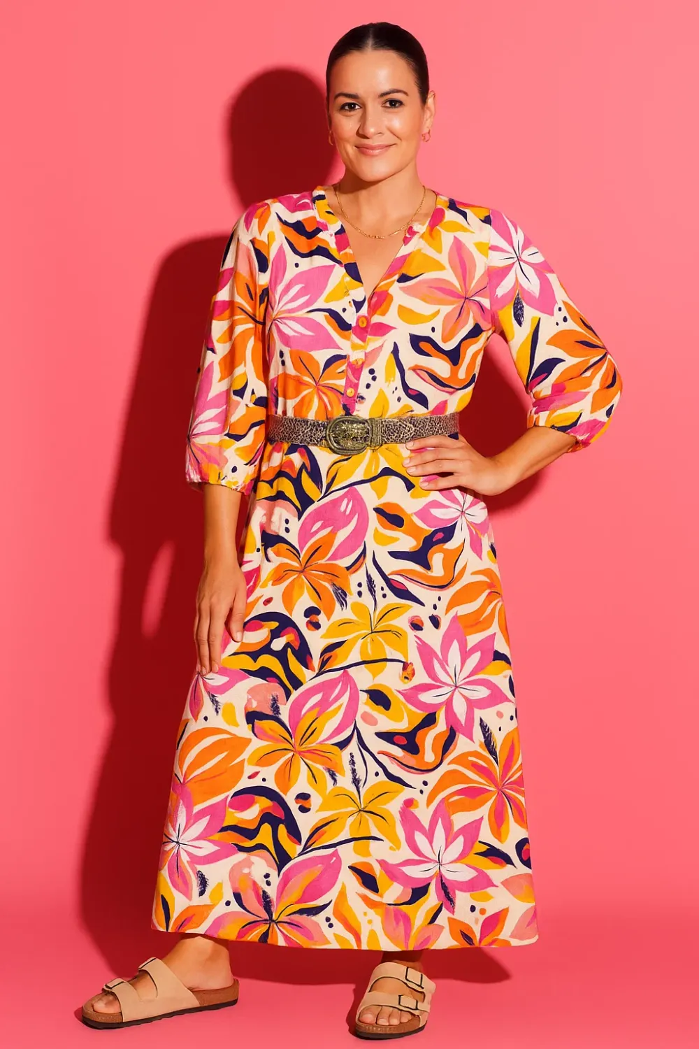 Stil Capsule - Dubai Dress - Tropical Pink, Size.: XS