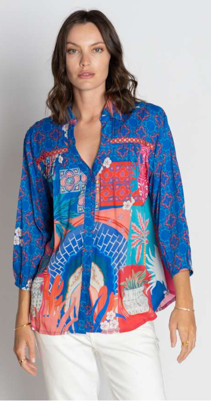 LulaSoul Busena Shirt -  Ocean, Size.: XS