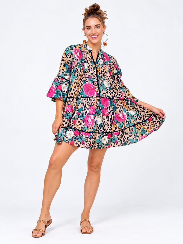 Iconic - Valentina Dress - Rose Tiger