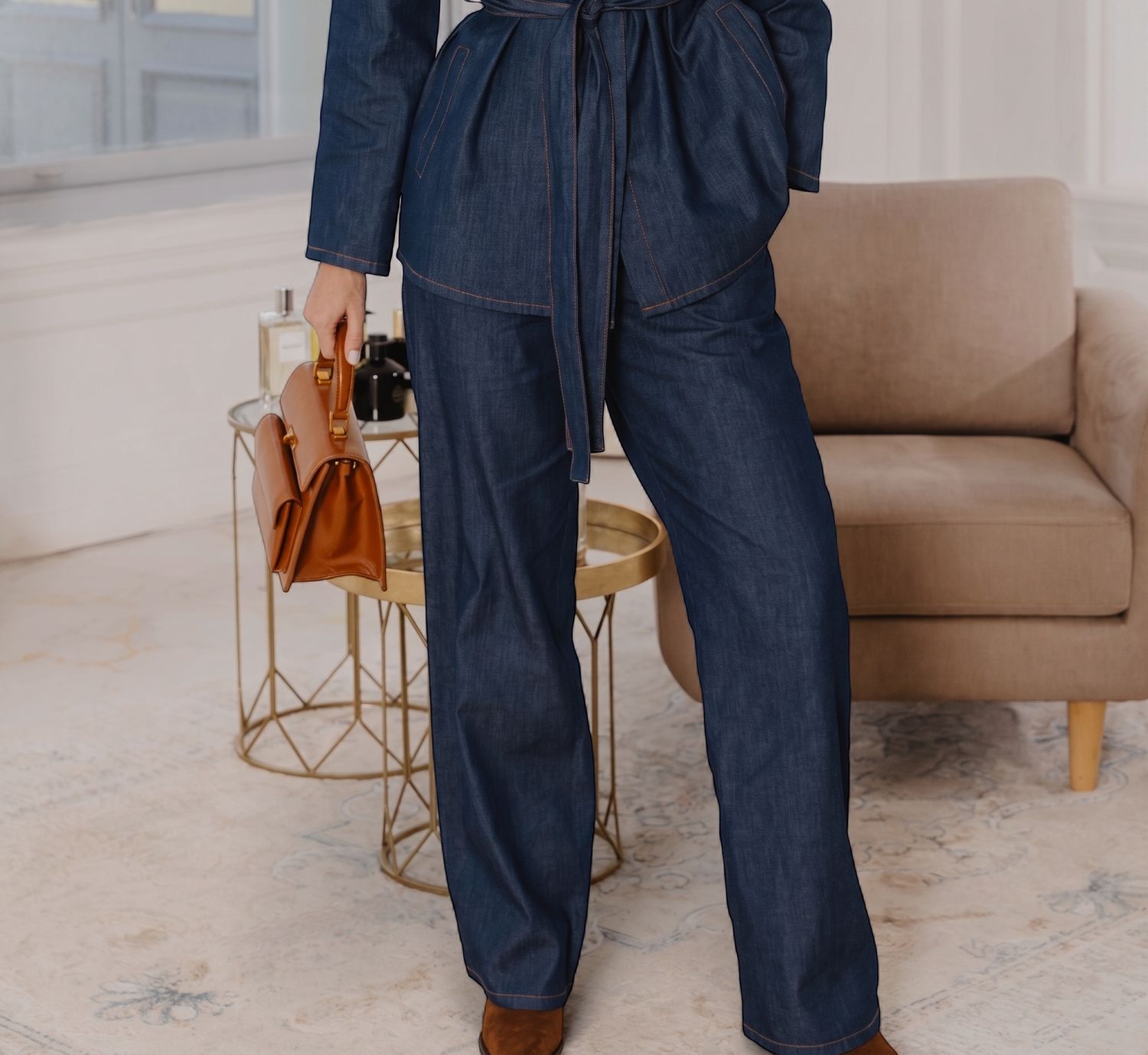 Gia - Cleo - Denim Pants, Size.: XS