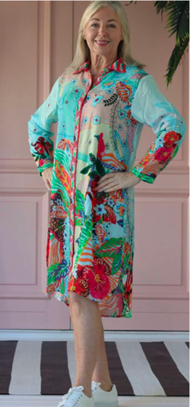 Frock 'n Roll - Maddison Short Dress With Tab Sleeve