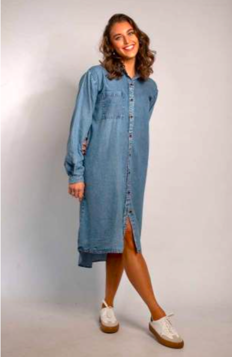 Iconic - Aurora Dress - Denim, Size.: XS