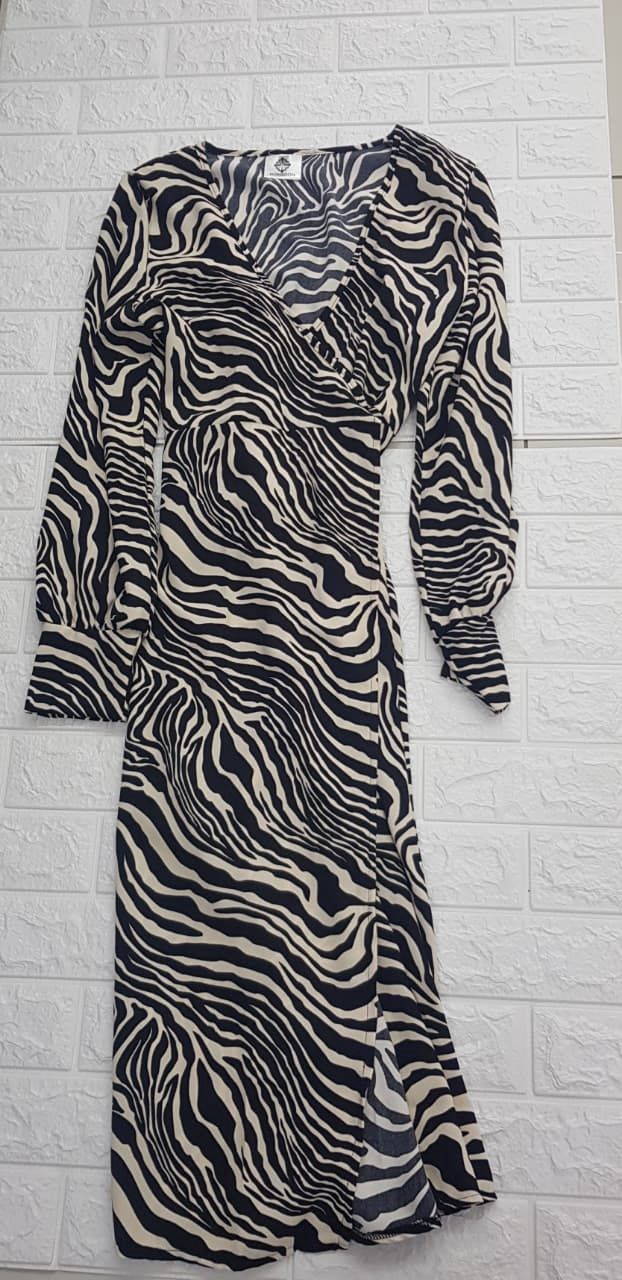 Monsoon - Wrap Dress Animal Print, Size.: X-Small