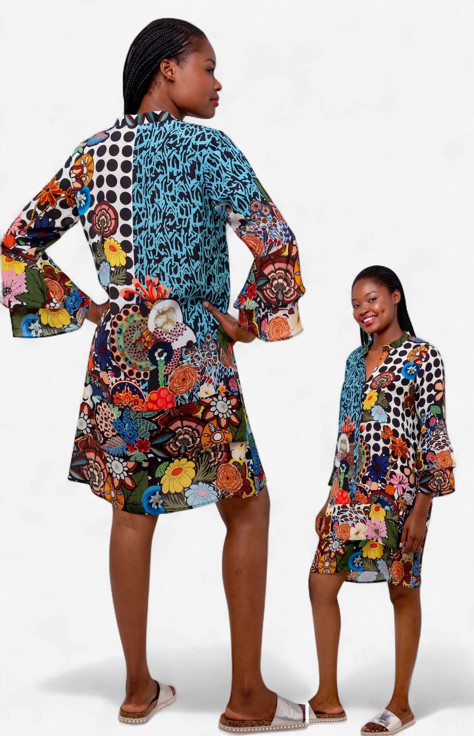 Iconic - Symphony - Burst Of Colour Explosion - Blue, Size.: XS