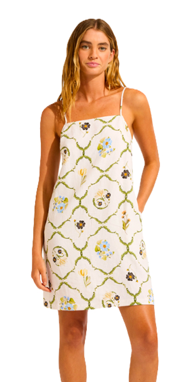 Seafolly - Modern Romance Bandeau Mini Dress  - White