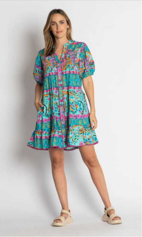 Lulalife Ratana Dress Lagoon