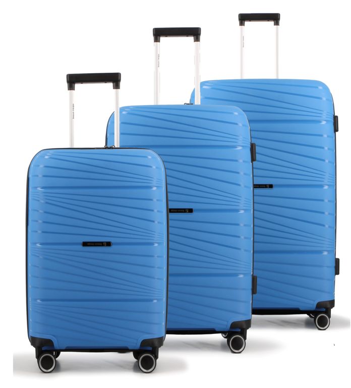 Pierre Cardin *Luggage Mont Pellier Luggage, Colour: Sky Blue, Size.: Small