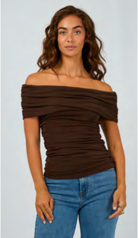 AAE - Maddie Knit Top - Brown, Size.: 8