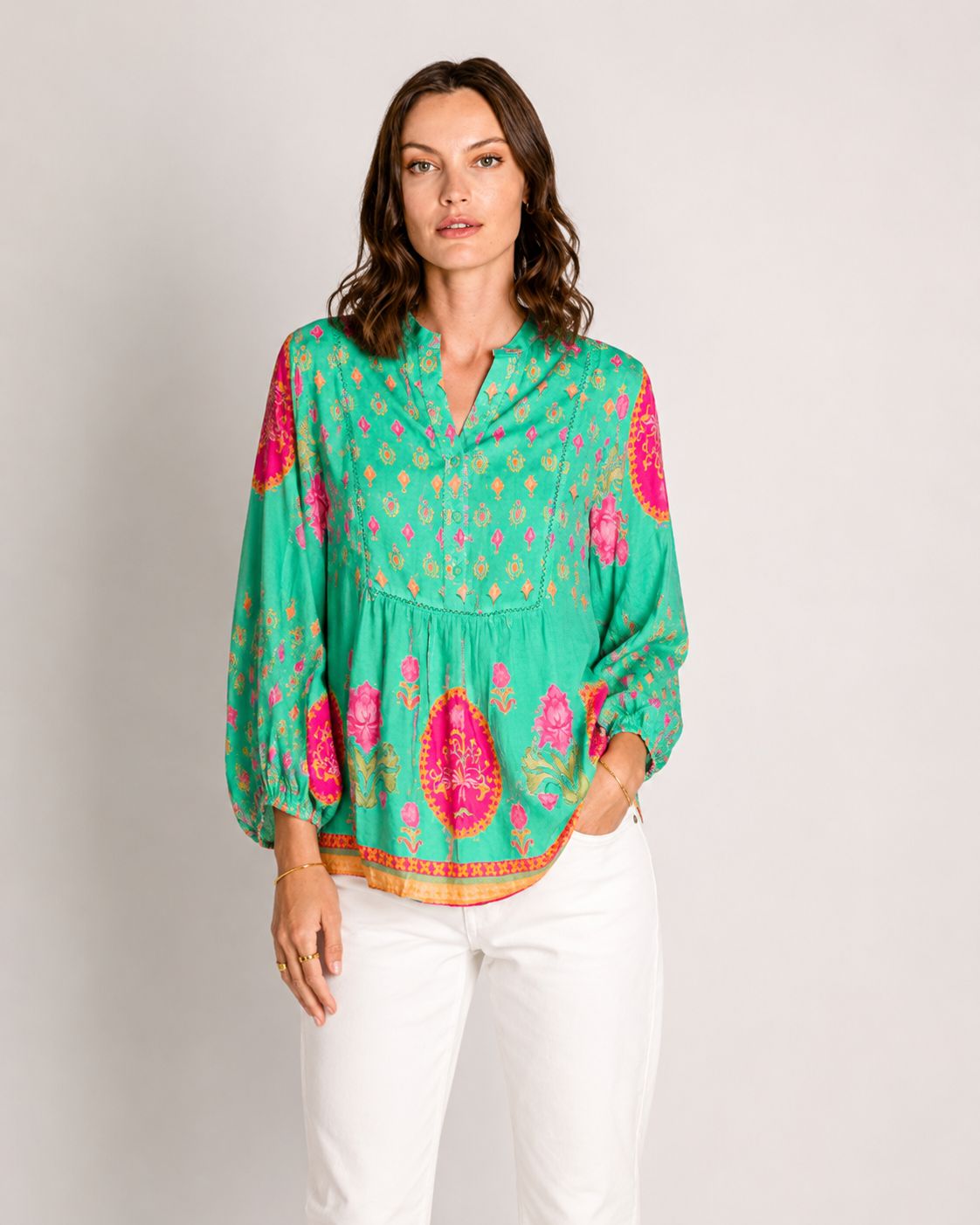 LulaSoul Grenadine Top - Sea, Size.: XS