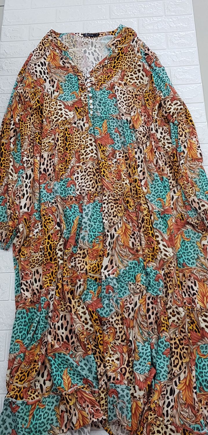 Status - Leopard Print Longsleeve Dress