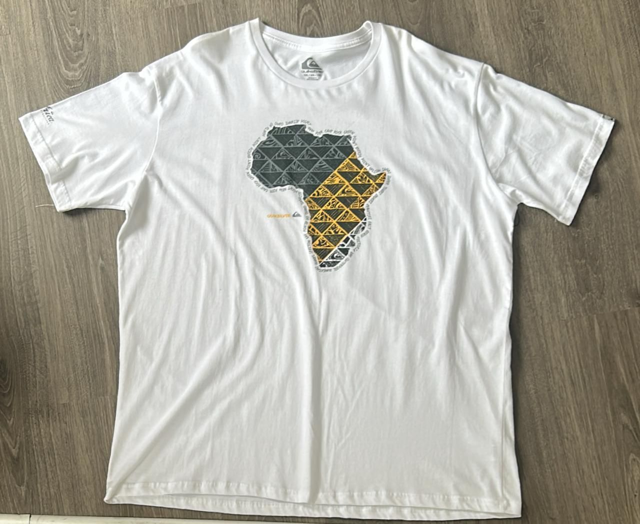 Quicksilver -Africa spots SS - STM6075-WBB0, Colour: White, Size.: X-Small