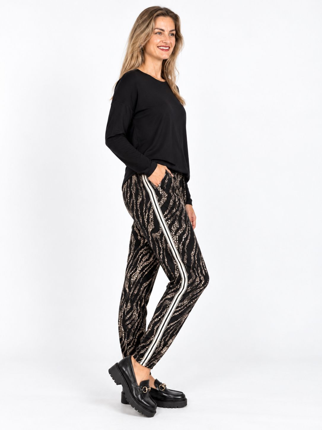 Slick - Roxanne Classic Pant w grey tape