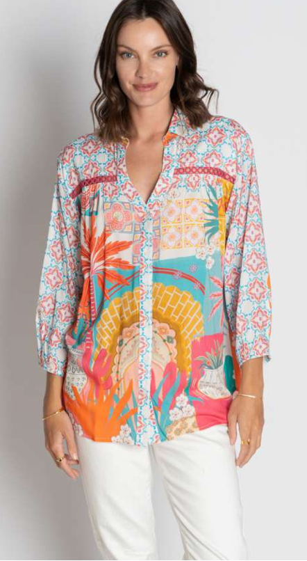 LulaSoul Busena Shirt - Mist, Size.: XS