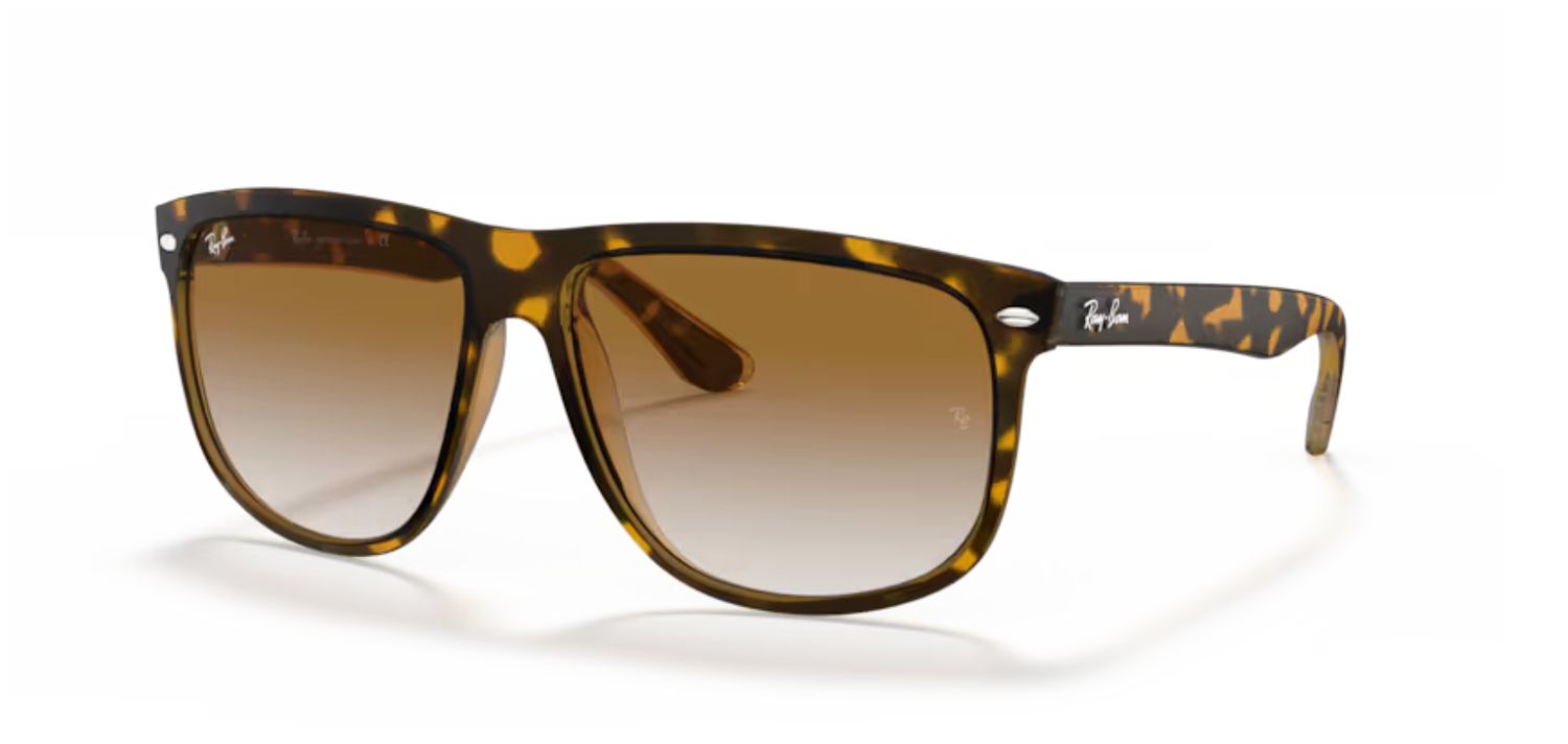 Ray-Ban - Boyfriend - Light Havana - Clear Gradient Brown, Colour: Gradient Brown