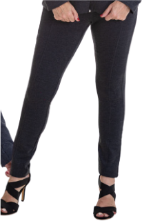 Calypso-Active Knit Pnt-French Terry Plain - Anthracite