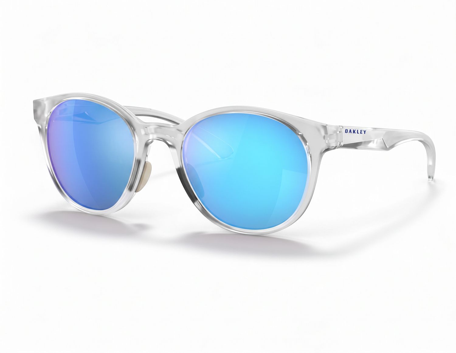 Oakley - Matte Clear Prizm Sapphire Spindrift Sun Glasses, Colour: Matte Clear Prizm Sapphire, Description: Spindrift