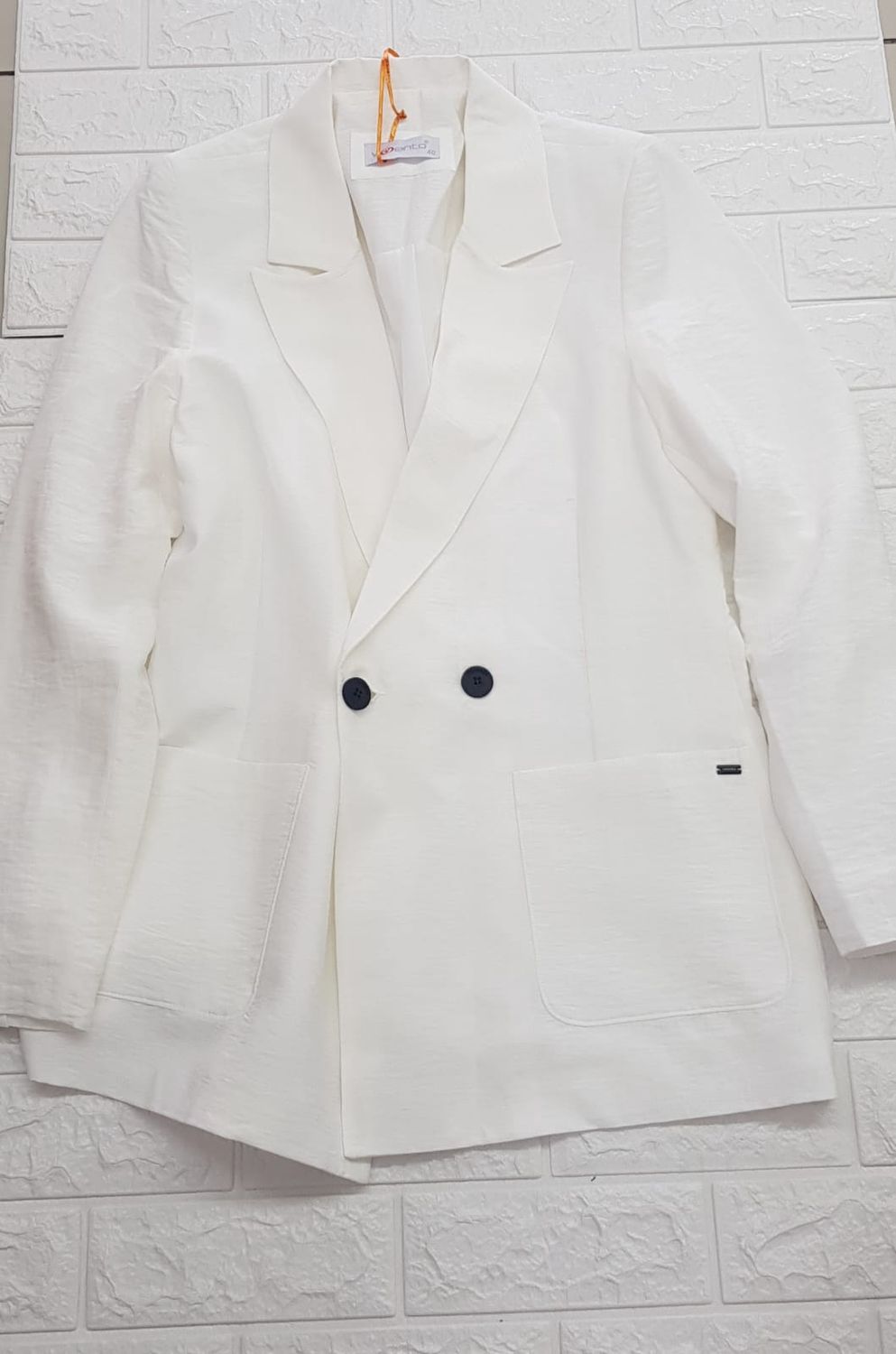 Italy - White Blazer, Size.: 34