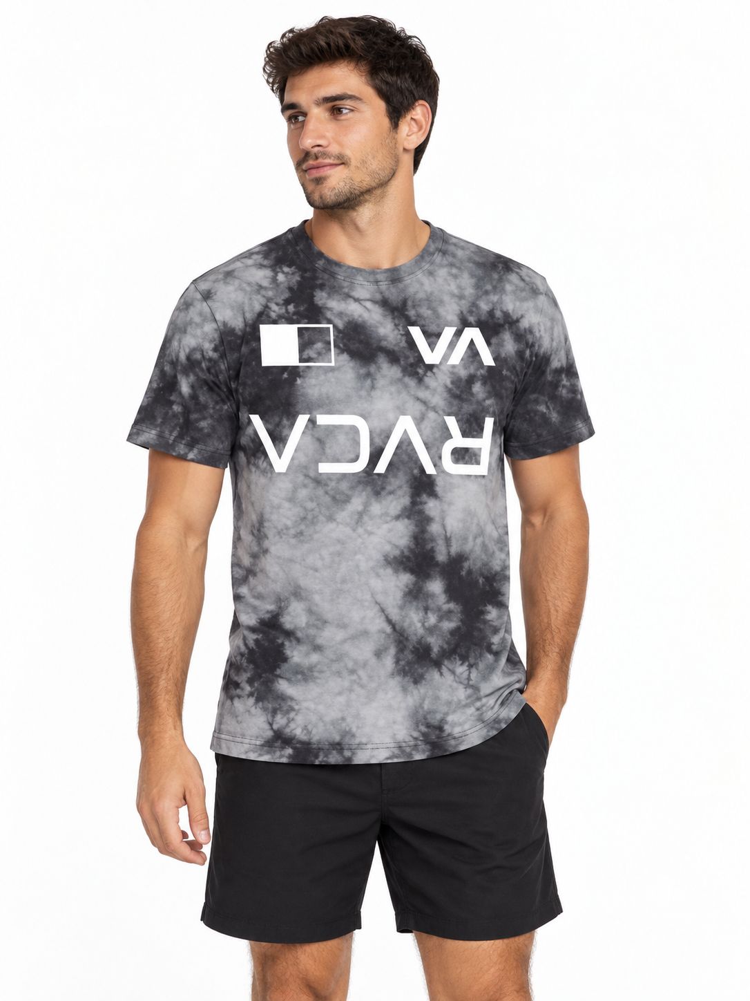RVCA - ACTIVE - S/S T-Shirt - BILLBOARD S/S - Ink Blot (KYG6) - MENS, Sizes: X-Small