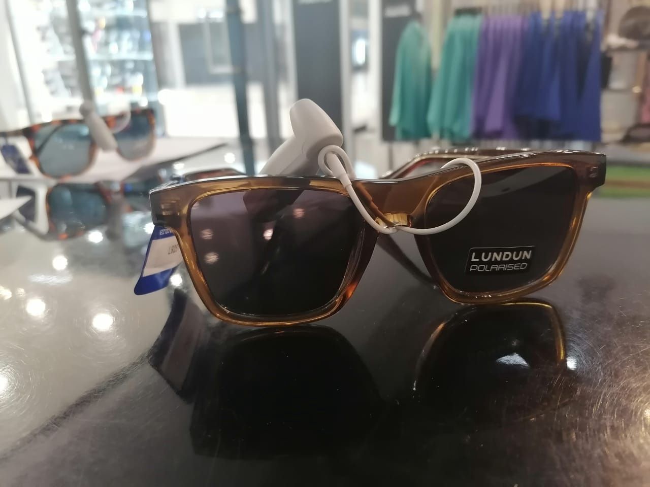 Lundun - Sun Glasses - Transparent Brown G -L9251
