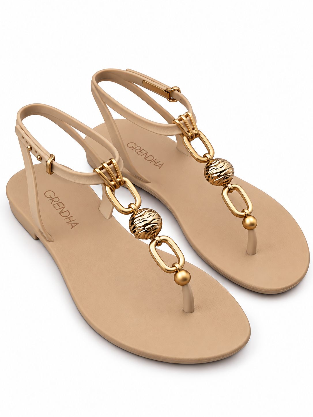 Grendha - Luxo Sand - Light Beige, Size.: UK 3