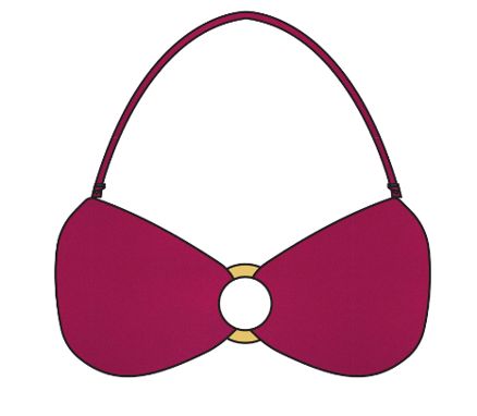 Granadilla - The Jodi Top - Shimmering Burgundy