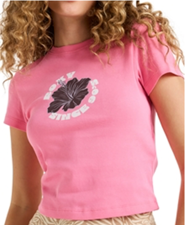 Roxy - APPAREL - S/S T-Shirt  - pink cosmos