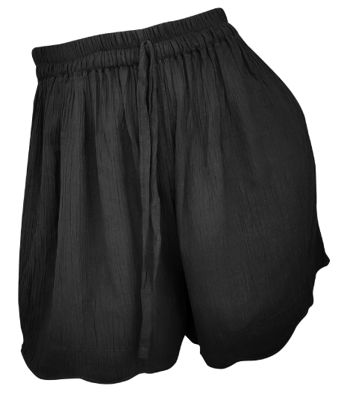 Indoblu - LS1 - Ladies Short Pants - Krinkle, Colour: Krinkle - Black, Size.: One Size