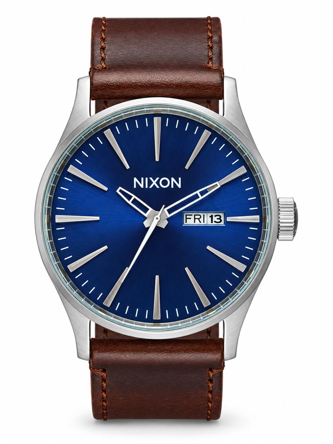 Nixon - Sentry Leather - Blue / Brown