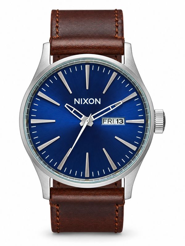 Nixon - Sentry Leather - Blue / Brown