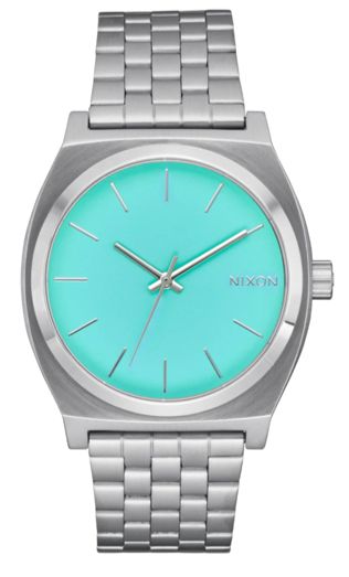 Nixon Time Teller Silver Turquoise
