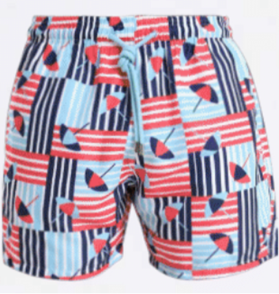 Breazies - Boy Swim Shorts - Umbrellas Navy