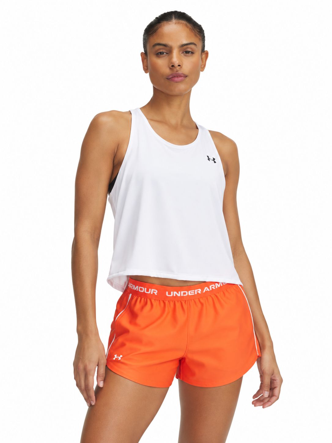 Under Armour - Tech Swing Tank - White, Sizes: XSmall
