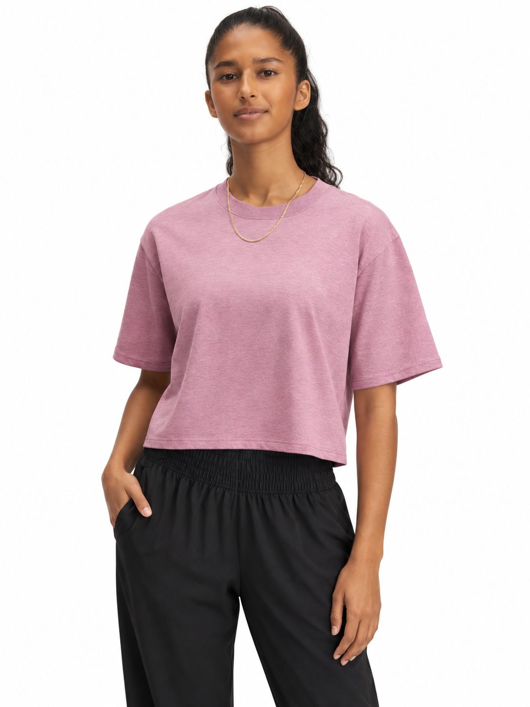 Under Armour -Under Armour - UA Rival SS - Fuchsia Dusk Light Heather, Sizes: XSmall