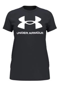 Under Armour - UA W Sportstyle Logo SS - Black 1356305-001, Colour: Black, Sizes: XS