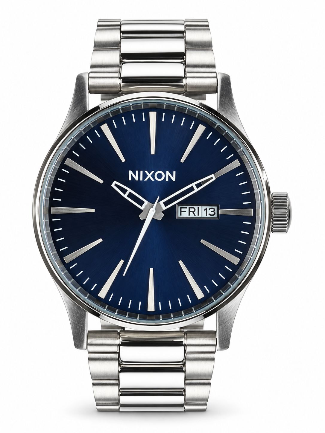 Nixon - Sentry Stainless Steel - Blue Sunray