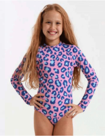 Breazies - Girl Long Sleeve - Leopard Pink, Size.: 1-2