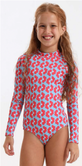 Breazies - Girl Long Sleeve - Daisy Coral, Size.: 1-2