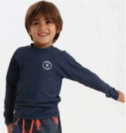 Breazies - Kids Rash Vest - Solid Steel